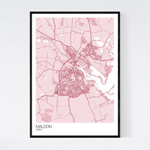 Load image into Gallery viewer, Maldon Town Map Print