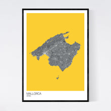 Load image into Gallery viewer, Mallorca Island Map Print