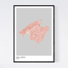 Load image into Gallery viewer, Mallorca Island Map Print