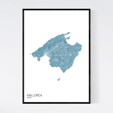 Load image into Gallery viewer, Mallorca Island Map Print