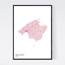 Load image into Gallery viewer, Mallorca Island Map Print