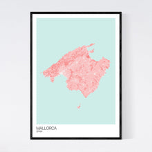 Load image into Gallery viewer, Mallorca Island Map Print