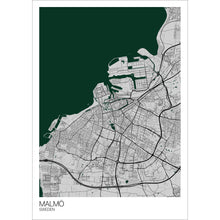Load image into Gallery viewer, Map of Malmö, Sweden