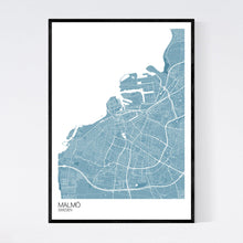 Load image into Gallery viewer, Malmö City Map Print