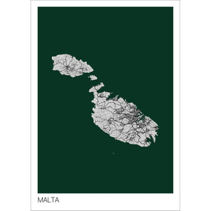 Map of Malta, 