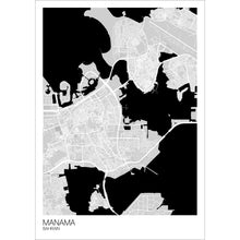 Load image into Gallery viewer, Map of Manama, Bahrain