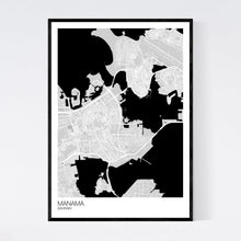 Load image into Gallery viewer, Map of Manama, Bahrain