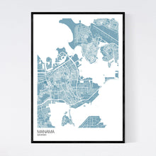 Load image into Gallery viewer, Manama City Map Print