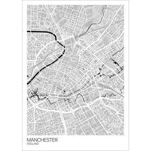 Load image into Gallery viewer, Map of Manchester City Centre, England