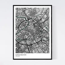 Load image into Gallery viewer, Manchester City Centre City Map Print