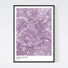 Load image into Gallery viewer, Manchester City Centre City Map Print