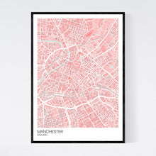 Load image into Gallery viewer, Manchester City Centre City Map Print