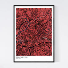 Load image into Gallery viewer, Manchester City Centre City Map Print