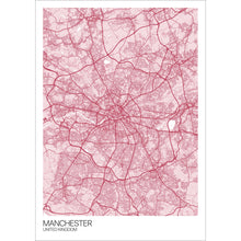 Load image into Gallery viewer, Map of Manchester, United Kingdom