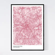 Load image into Gallery viewer, Map of Manchester, United Kingdom