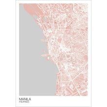 Load image into Gallery viewer, Map of Manila, Philippines