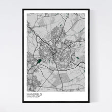 Load image into Gallery viewer, Mansfield City Map Print