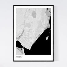 Load image into Gallery viewer, Maputo City Map Print