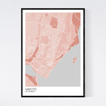 Load image into Gallery viewer, Maputo City Map Print