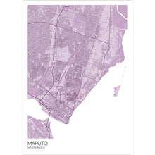 Load image into Gallery viewer, Map of Maputo, Mozambique