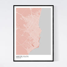 Load image into Gallery viewer, Map of Mar del Plata, Argentina