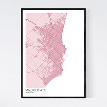 Load image into Gallery viewer, Mar del Plata City Map Print