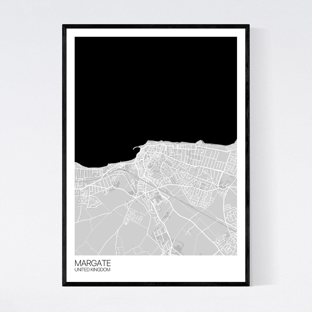 Margate City Map Print