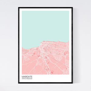 Margate City Map Print