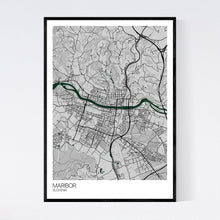Load image into Gallery viewer, Maribor City Map Print