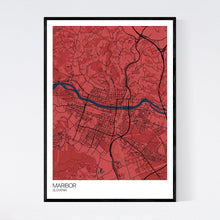 Load image into Gallery viewer, Maribor City Map Print
