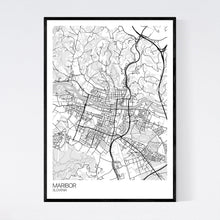 Load image into Gallery viewer, Map of Maribor, Slovenia