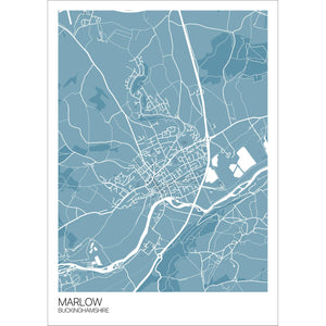 Map of Marlow, Buckinghamshire