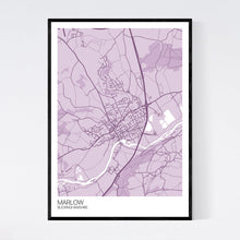Load image into Gallery viewer, Marlow Town Map Print
