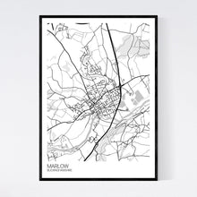 Load image into Gallery viewer, Marlow Town Map Print