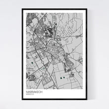 Load image into Gallery viewer, Marrakech City Map Print