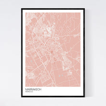 Load image into Gallery viewer, Marrakech City Map Print