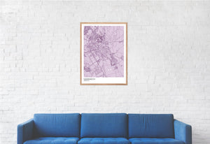 Map of Marrakech, Morocco
