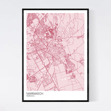 Load image into Gallery viewer, Marrakech City Map Print