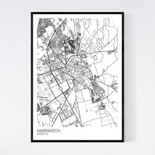 Load image into Gallery viewer, Marrakech City Map Print