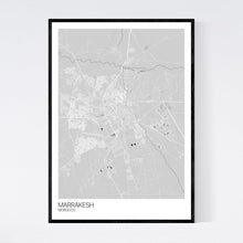 Load image into Gallery viewer, Marrakesh City Map Print
