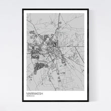 Load image into Gallery viewer, Marrakesh City Map Print