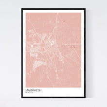 Load image into Gallery viewer, Marrakesh City Map Print