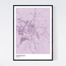 Load image into Gallery viewer, Marrakesh City Map Print