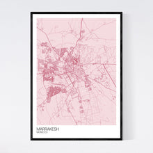 Load image into Gallery viewer, Marrakesh City Map Print