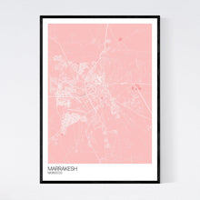 Load image into Gallery viewer, Marrakesh City Map Print