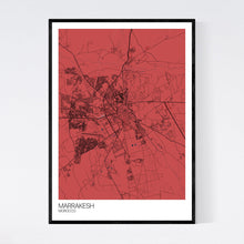 Load image into Gallery viewer, Marrakesh City Map Print