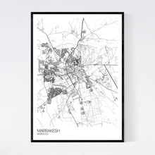 Load image into Gallery viewer, Marrakesh City Map Print