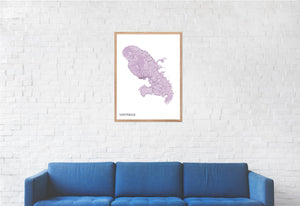 Map of Martinique, 