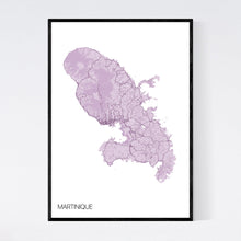 Load image into Gallery viewer, Map of Martinique, 