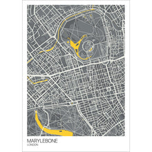 Load image into Gallery viewer, Map of Marylebone, London